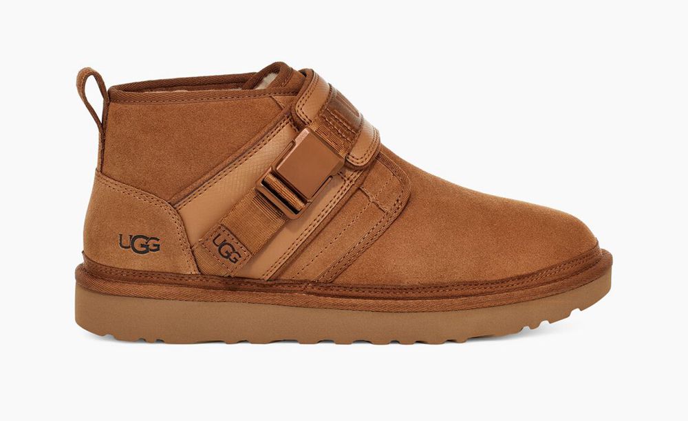 Ugg Chukka Boot Mens - Ugg Neumel Snapback Brown - 816POXJNA